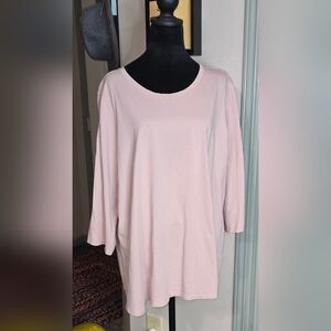 LOGO by Lori Goldstein Pink Women's Top